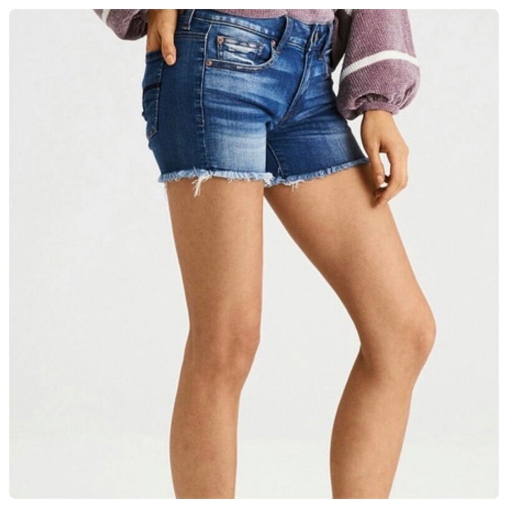 American Eagle Super Stretch Midi Jean shorts